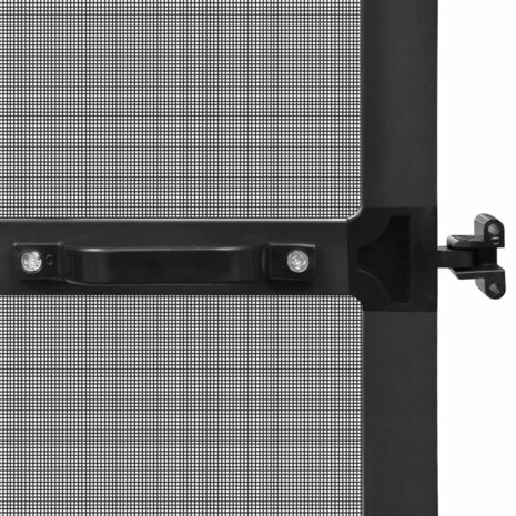 Hordeur met scharnieren 120x240 cm antraciet 5