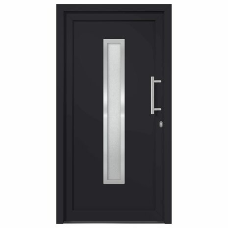 Voordeur 98x208 cm antraciet 3