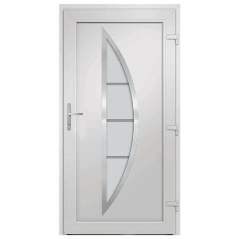 Voordeur 108x208 cm PVC antracietkleurig 5