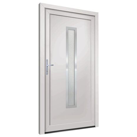 Voordeur 108x200 cm PVC wit 5