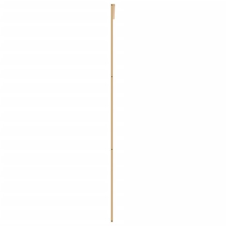 Schuifdeur 102,5x205 cm helder ESG-glas en aluminium goudkleur 5