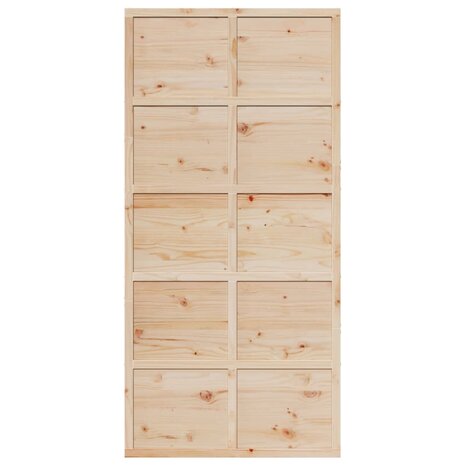 Schuifdeur 100x208 cm massief grenenhout 4