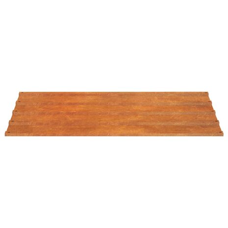 Dakpanelen 12 st 60x44 cm cortenstaal roestig 5