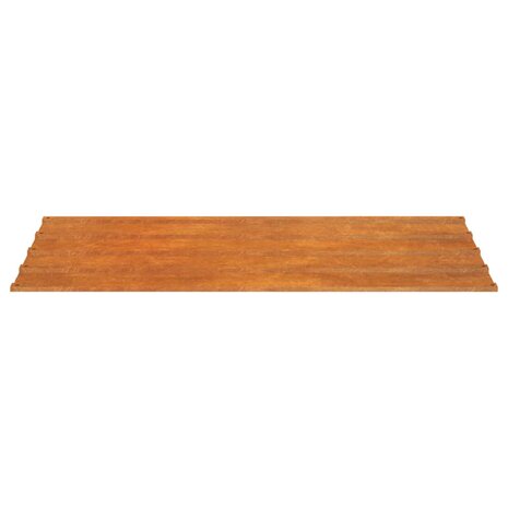 Dakpanelen 12 st 80x44 cm cortenstaal roestig 5