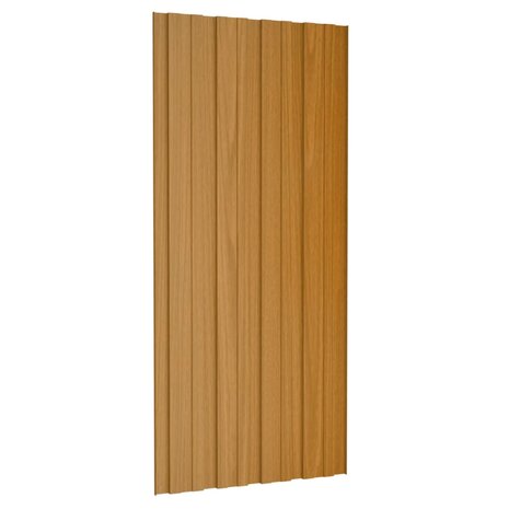 Dakpanelen 36 st 100x45 cm gegalvaniseerd staal lichthout 4