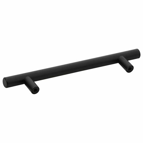 Handvatten 10 st 128 mm roestvrij staal zwart 7