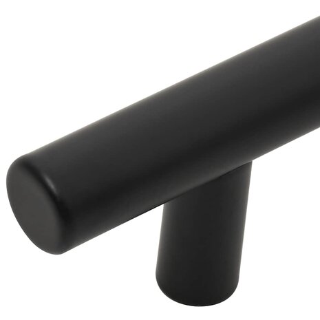 Handvatten 5 st 192 mm roestvrij staal zwart 8