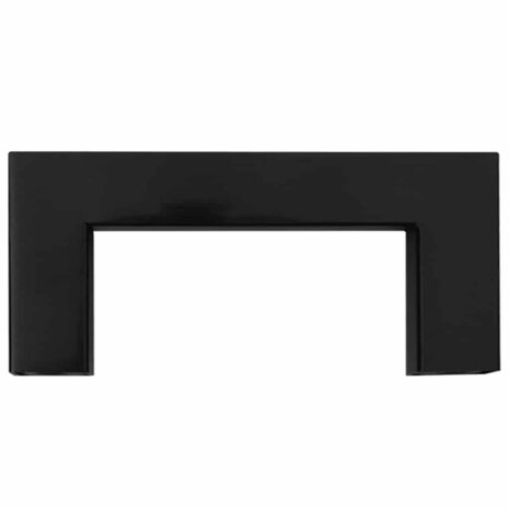 Handvatten 10 st 64 mm roestvrij staal zwart 5