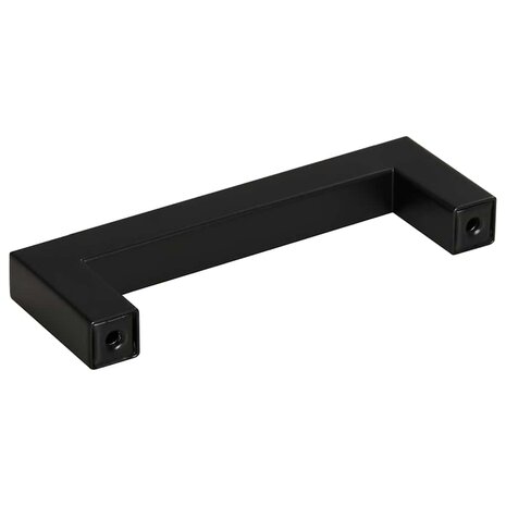 Handvatten 10 st 96 mm roestvrij staal zwart 7