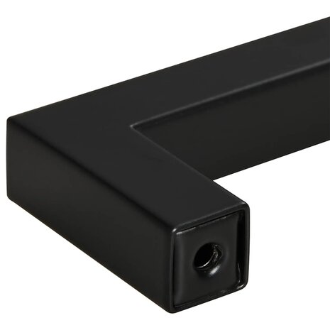 Handvatten 5 st 192 mm roestvrij staal zwart 8