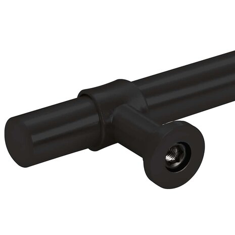 Handvatten 10 st 96 mm roestvrij staal zwart 9