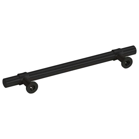 Handvatten 10 st 128 mm roestvrij staal zwart 7