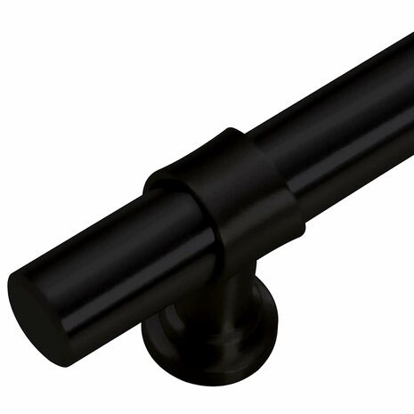 Handvatten 5 st 192 mm roestvrij staal zwart 8