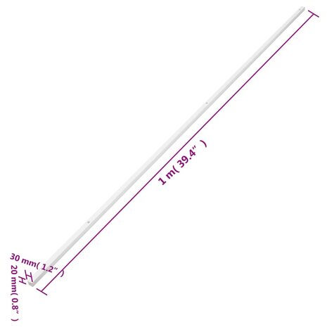 Kabelgoot 30x20 mm 10 m PVC 9