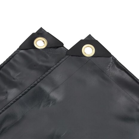 Dekzeil 650 g/m² 1,5x2,5 m zwart 5