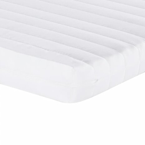 Schuimmatrassen 2 st 7 zones hardheid 20 ILD 90x200 cm wit 8