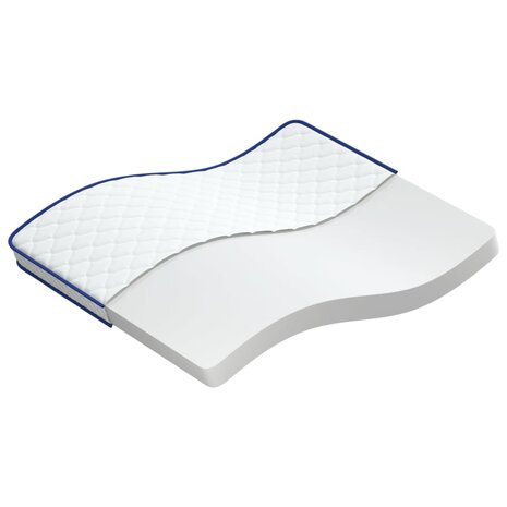 Matras 200x180x17 cm traagschuim 2