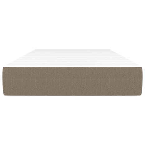 Pocketveringmatras 80x200x20 cm stof taupe 3