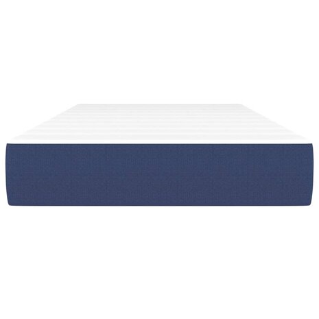 Pocketveringmatras 90x190x20 cm stof blauw 3