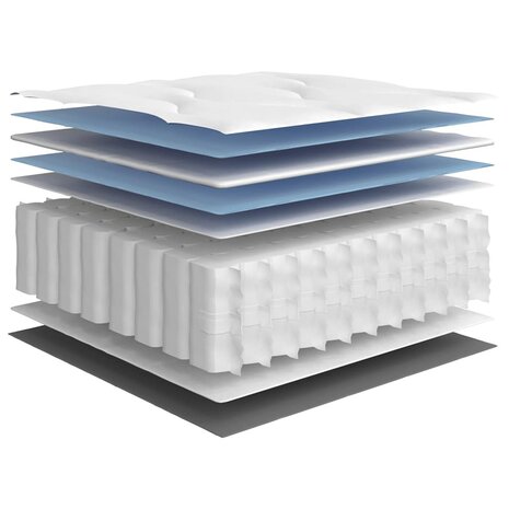 Pocketveringmatras middelhard 90x200 cm 6