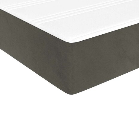 Pocketveringmatras voor kinderen 80x160 cm fluweel donkergrijs 5