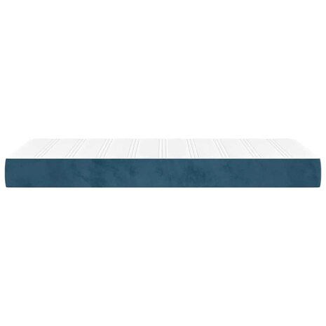 Pocketveringmatras voor kinderen 80x160 cm fluweel donkerblauw 4