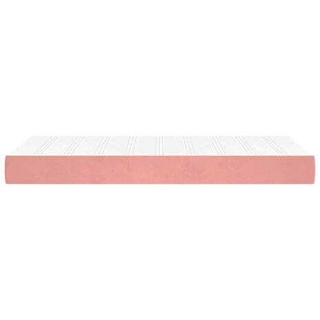 Pocketveringmatras voor kinderen 80x160 cm fluweel roze 4