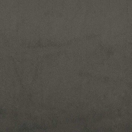Pocketveringmatras 90x210x20 cm fluweel donkergrijs 6