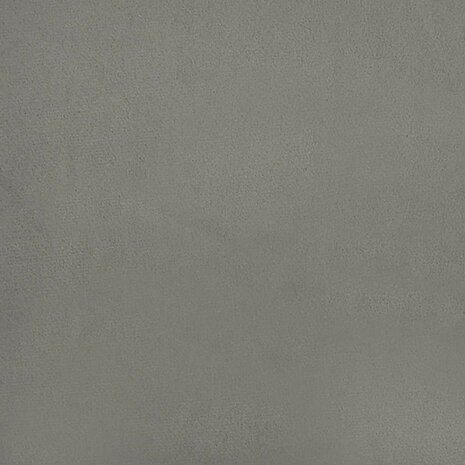 Pocketveringmatras 90x220x20 cm fluweel lichtgrijs 6