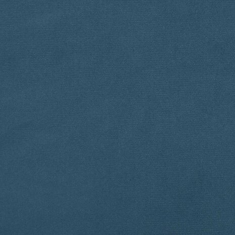 Pocketveringmatras 90x220x20 cm fluweel donkerblauw 6