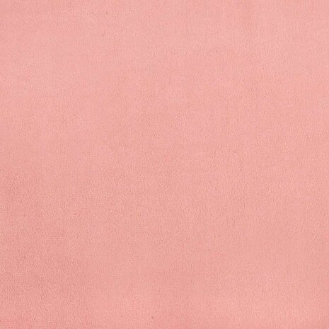 Pocketveringmatras 90x220x20 cm fluweel roze 6