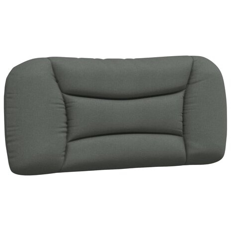 Hoofdbordkussen 80 cm stof donkergrijs 2