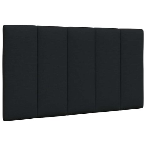 Hoofdbordkussen 80 cm stof zwart 1