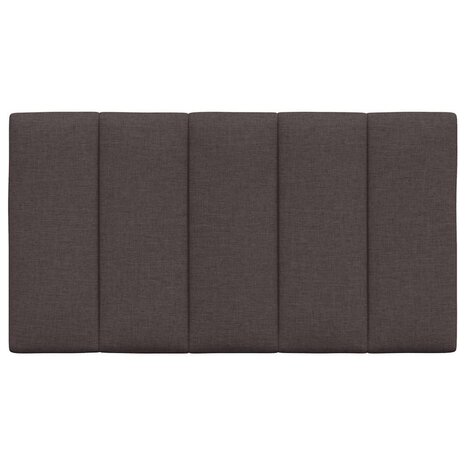 Hoofdbordkussen 80 cm stof donkerbruin 4