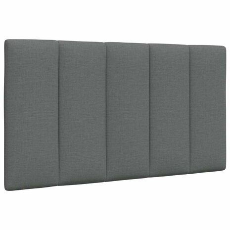 Hoofdbordkussen 90 cm stof donkergrijs 1