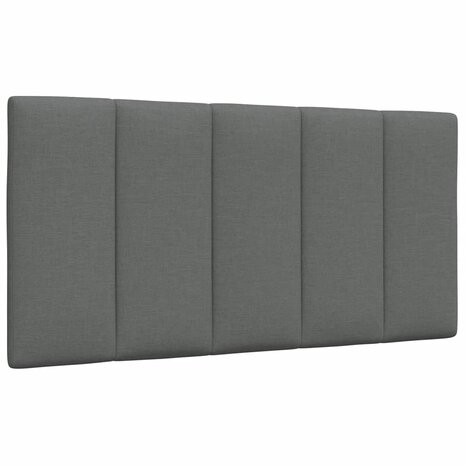 Hoofdbordkussen 100 cm stof donkergrijs 1