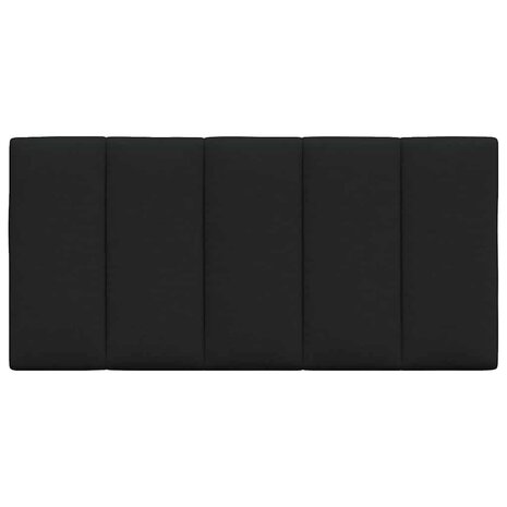 Hoofdbordkussen 100 cm stof zwart 4