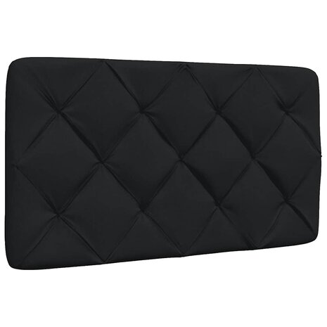 Hoofdbordkussen 80 cm stof zwart 1