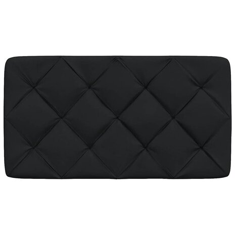 Hoofdbordkussen 90 cm stof zwart 4