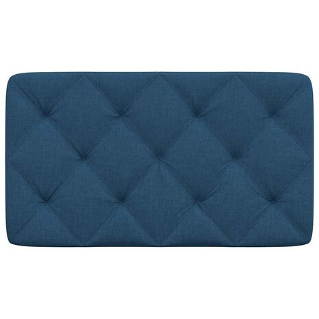 Hoofdbordkussen 90 cm stof blauw 4