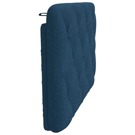 Hoofdbordkussen 90 cm stof blauw 5