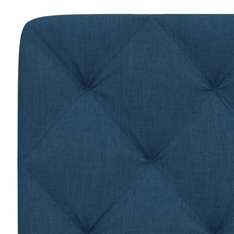 Hoofdbordkussen 100 cm stof blauw 7