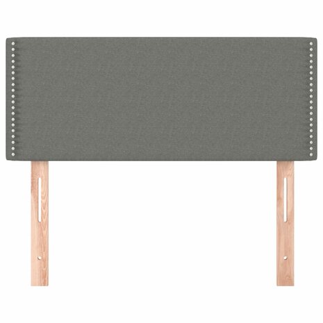 Hoofdbord 80x5x78/88 cm stof donkergrijs 3