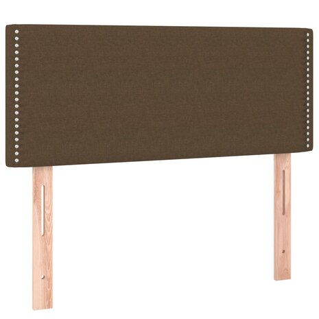 Hoofdbord 80x5x78/88 cm stof donkerbruin 2