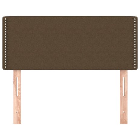 Hoofdbord 80x5x78/88 cm stof donkerbruin 3