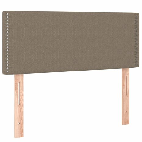 Hoofdbord 80x5x78/88 cm stof taupe 2