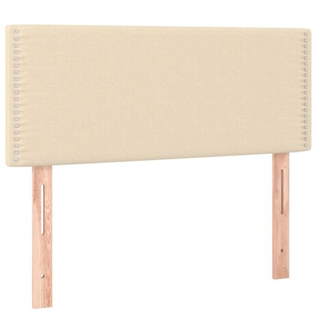 Hoofdbord 80x5x78/88 cm stof crèmekleurig 2