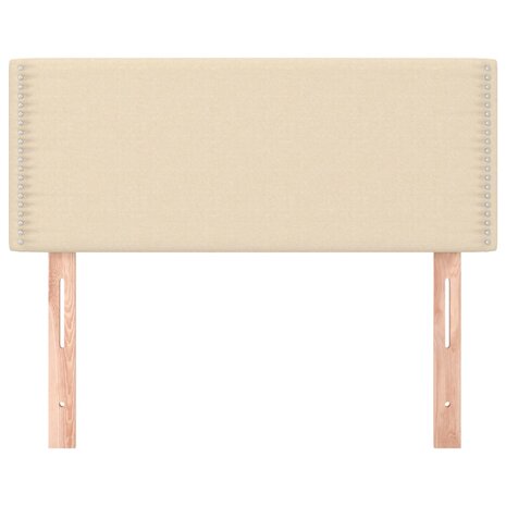 Hoofdbord 80x5x78/88 cm stof crèmekleurig 3