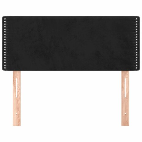 Hoofdbord 80x5x78/88 cm fluweel zwart 3