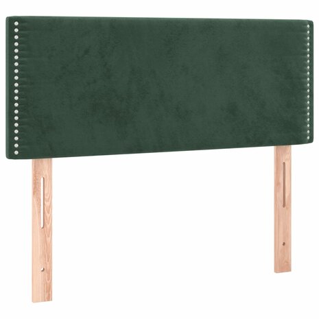 Hoofdbord 80x5x78/88 cm fluweel donkergroen 2